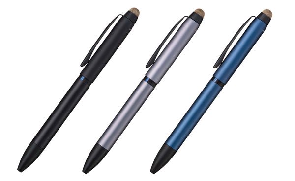 ジェットストリームスタイラス 3色ボールペン(0.5mm)（先軸：真鍮）