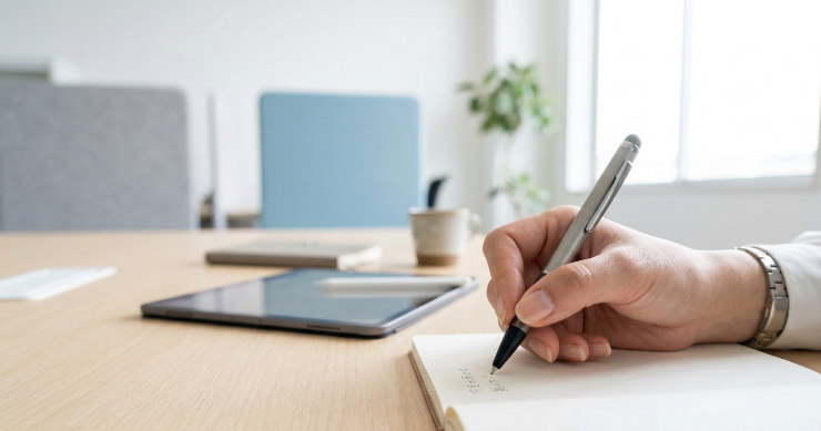 タッチペン付きボールペンの構造イメージ