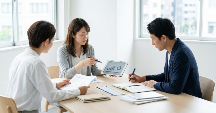 オフィスで日常的に使われる名入れペンの販促イメージ