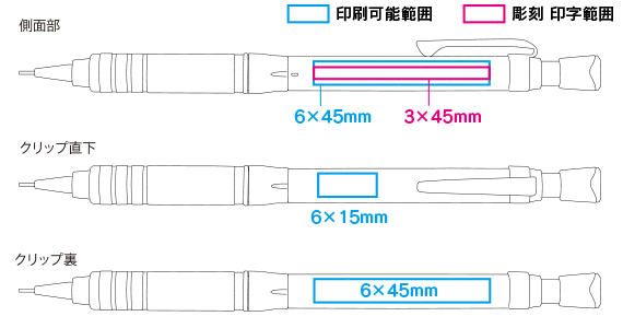 名入れ可能範囲